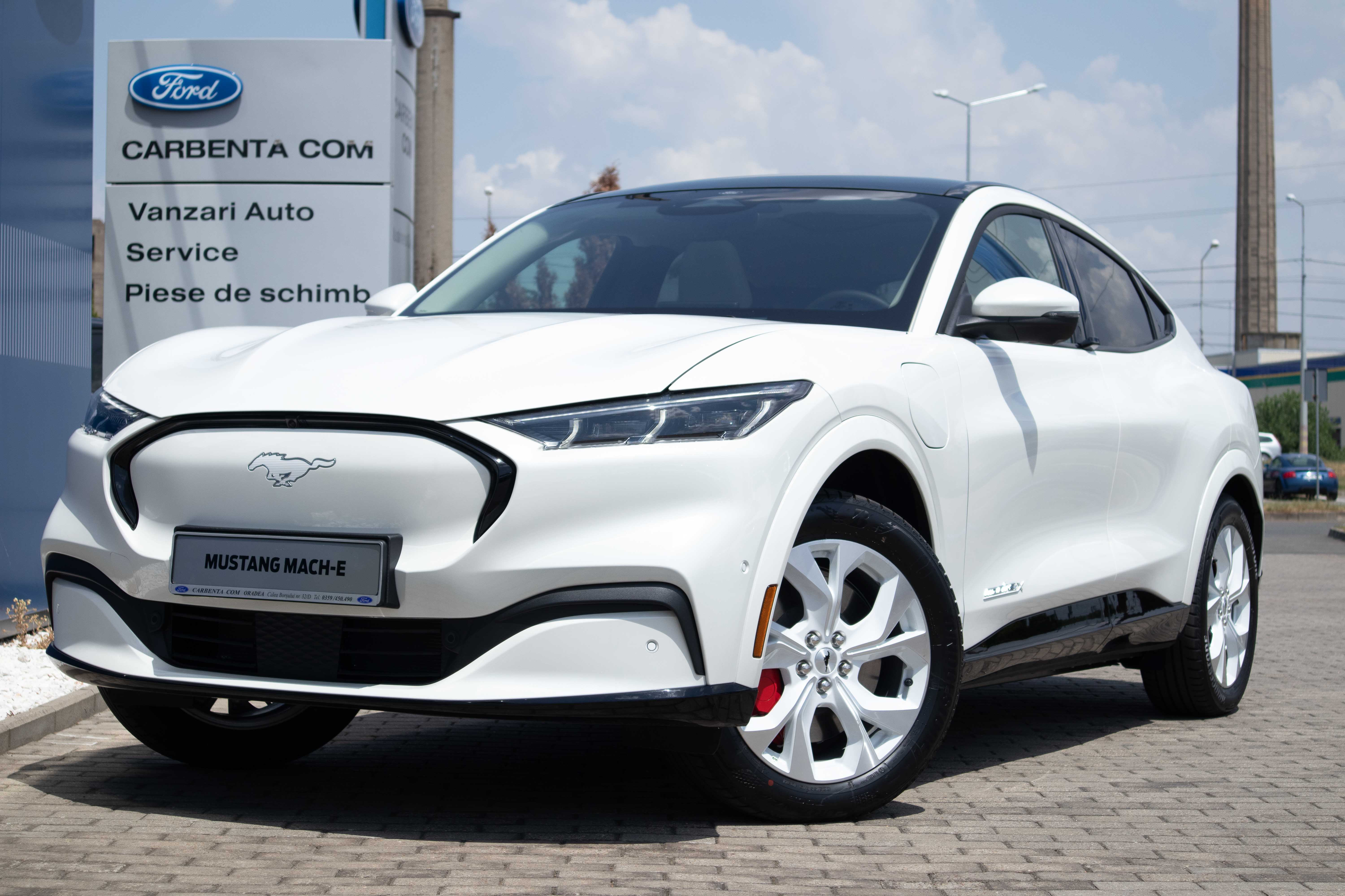 Ford Mustang Mach E Alb Glacial Star WhiteFord Carbenta Com Oradea Deva Arad \(2 of 59\)