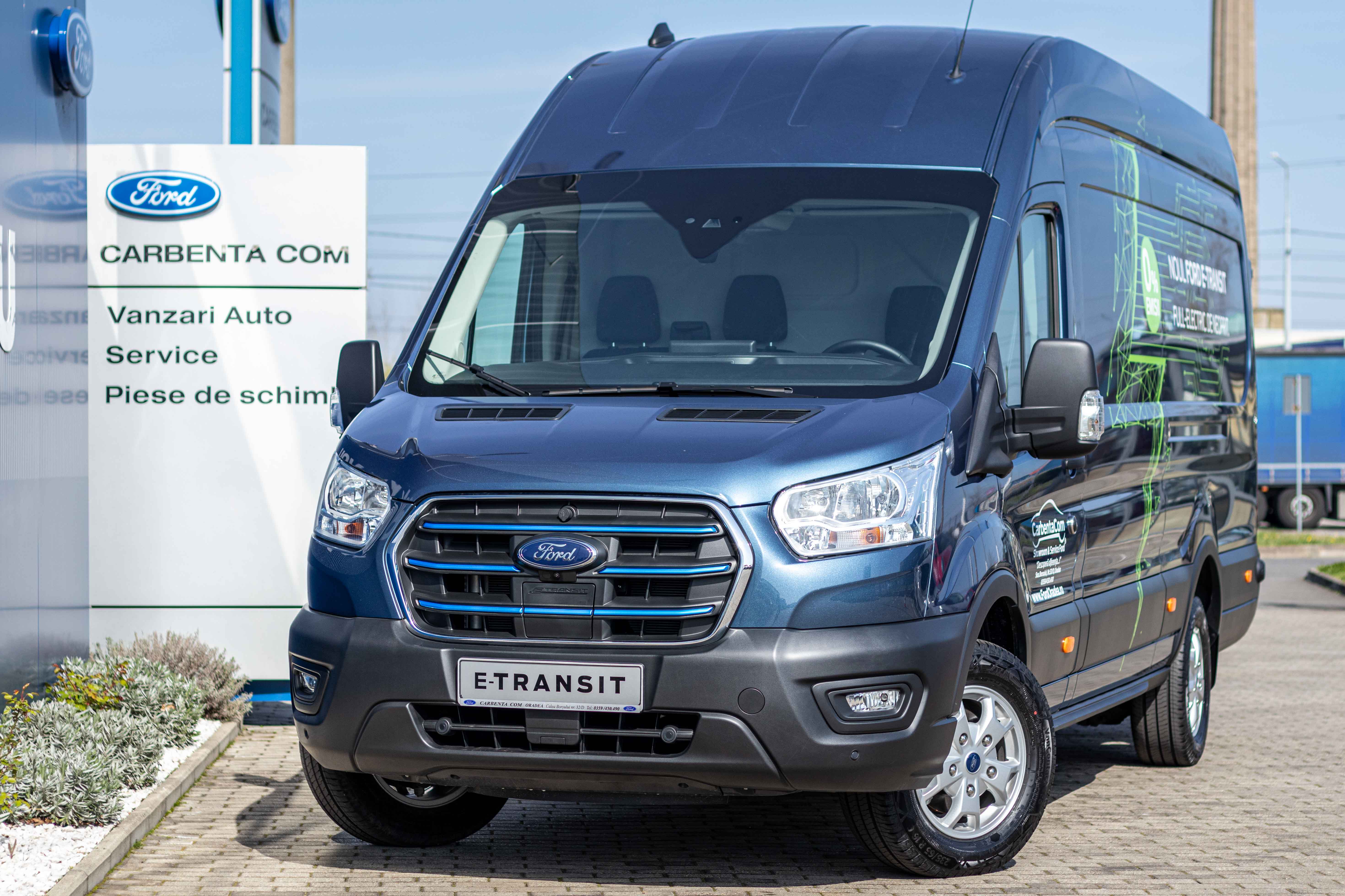TRANSIT E MCA VAN TREND 350 EF JUMBO 269 CP RWD 15 1 MC BLUE METALLIC Demo 1
